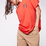 Vision Street Wear Safety Pin Logo T-Shirt Red