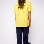 Vision Street Wear Face Print Logo T-Shirt Yellow