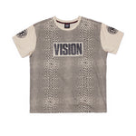 Vision Street Wear Broken Check T-Shirt Bone