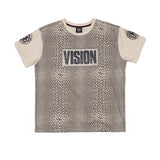 Vision Street Wear Broken Check T-Shirt Bone