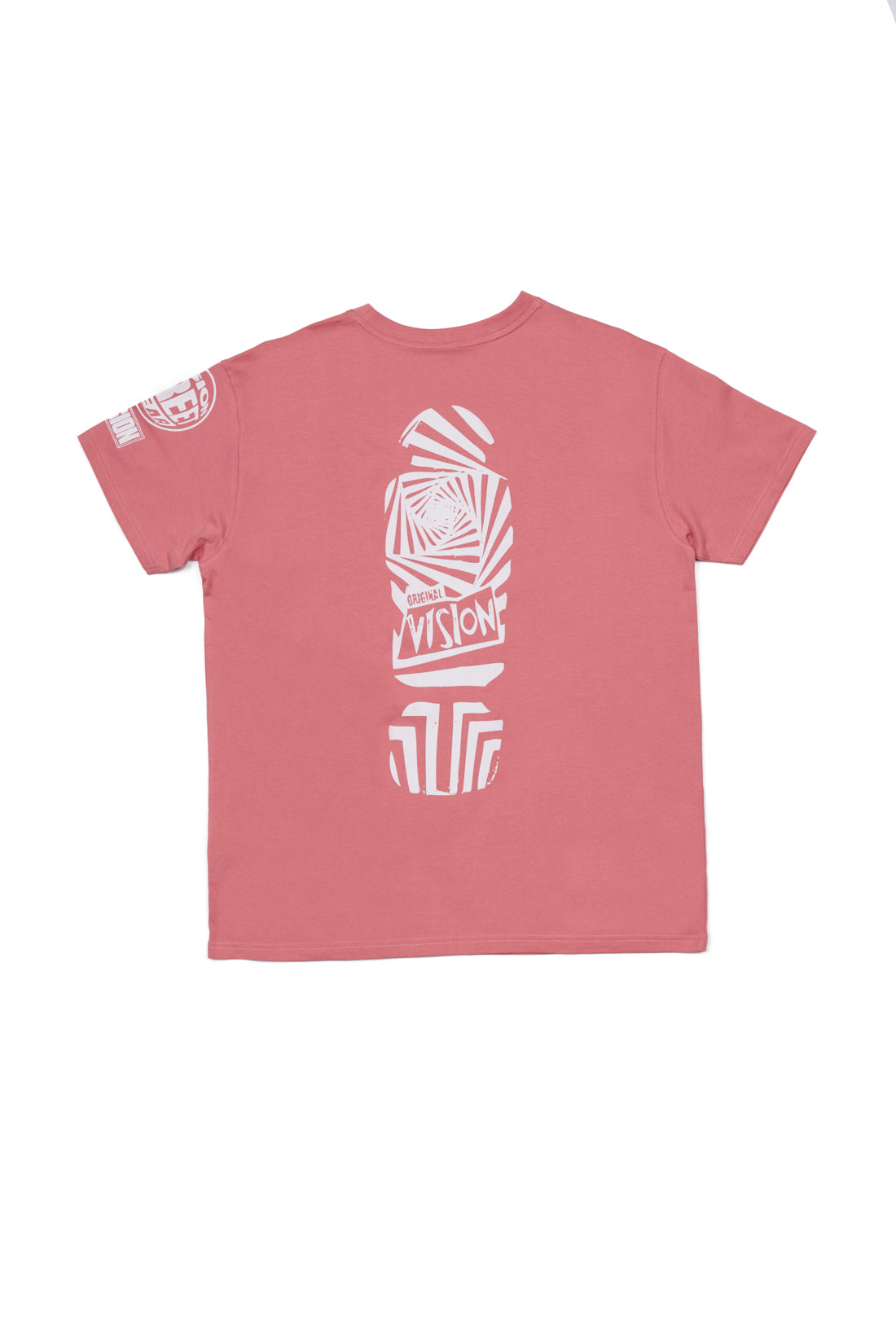 Vision Street Wear Team Logo T-Shirt Dusty Rose