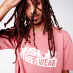 Vision Street Wear Team Logo T-Shirt Dusty Rose