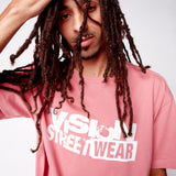 Vision Street Wear Team Logo T-Shirt Dusty Rose