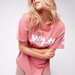 Vision Street Wear Team Logo T-Shirt Dusty Rose