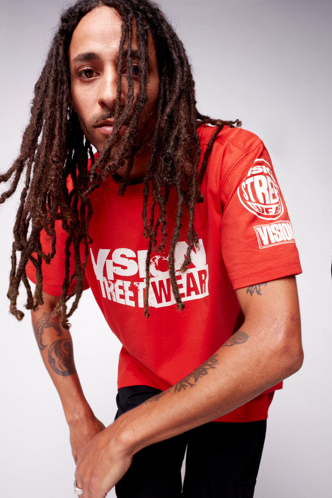 Vision Street Wear Team Logo T-Shirt Red