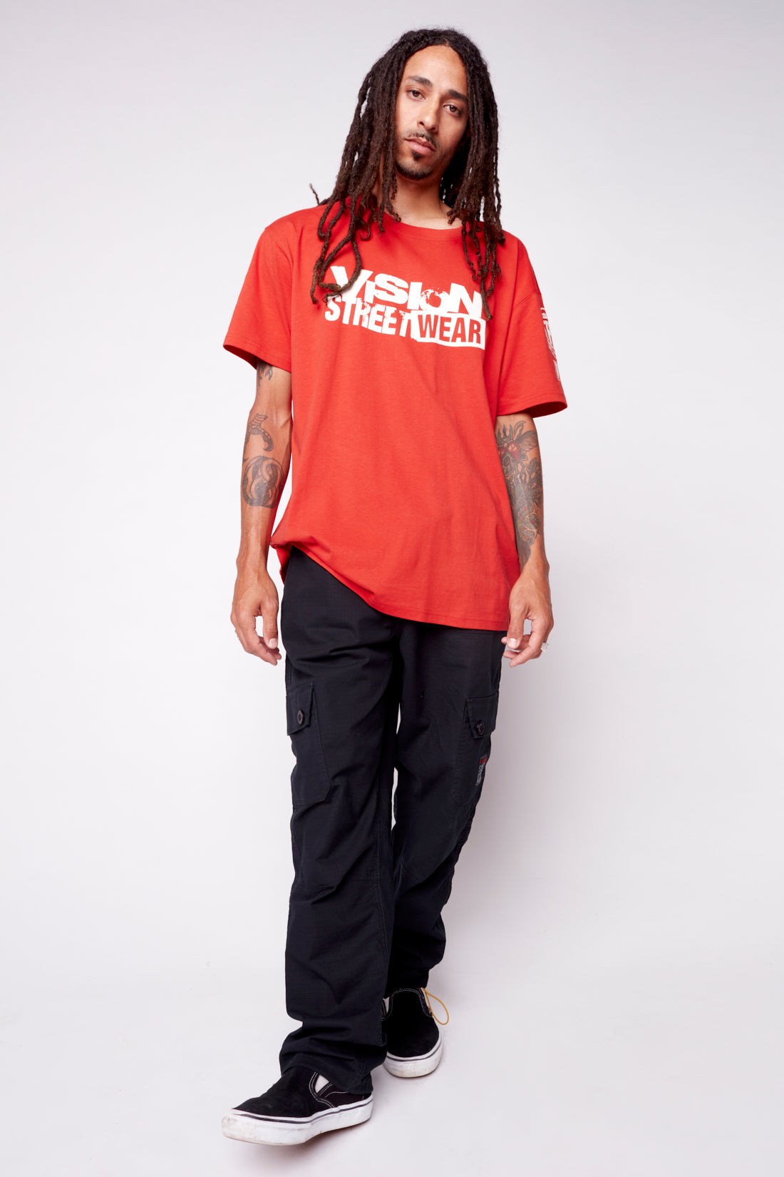 Vision Street Wear Team Logo T-Shirt Red