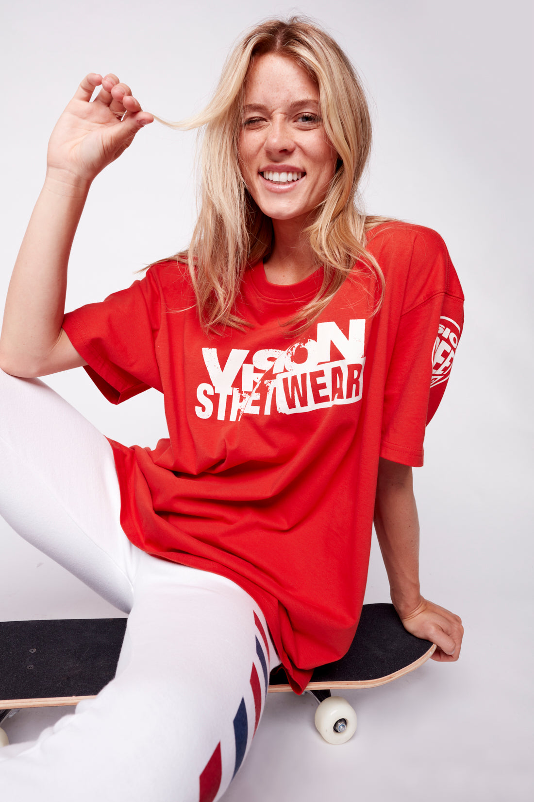 Vision Street Wear Team Logo T-Shirt Red