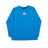 Vision Street Wear Long Sleeves Iconic Logo T-Shirt Blue