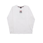 Vision Street Wear Long Sleeves Iconic Logo T-Shirt Ivory