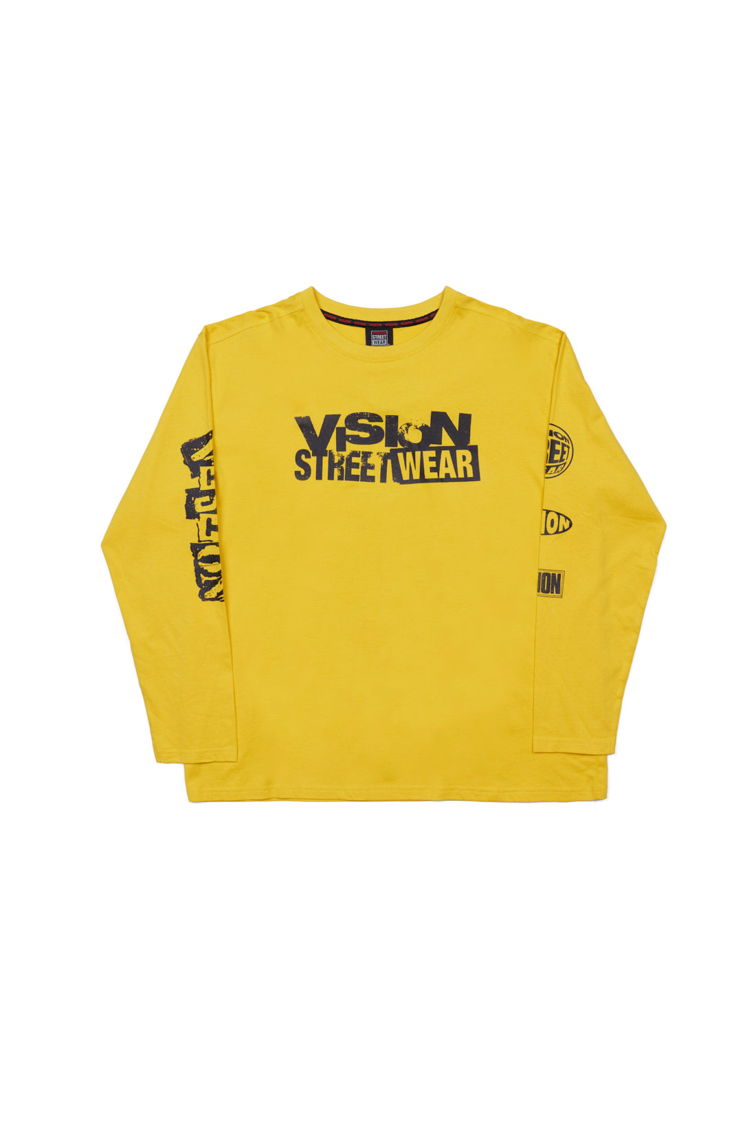 Vision Street Wear Team Logo T-Shirt Yellow