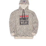 Vision Street Wear Aop Skull Logo Hoodie Bone