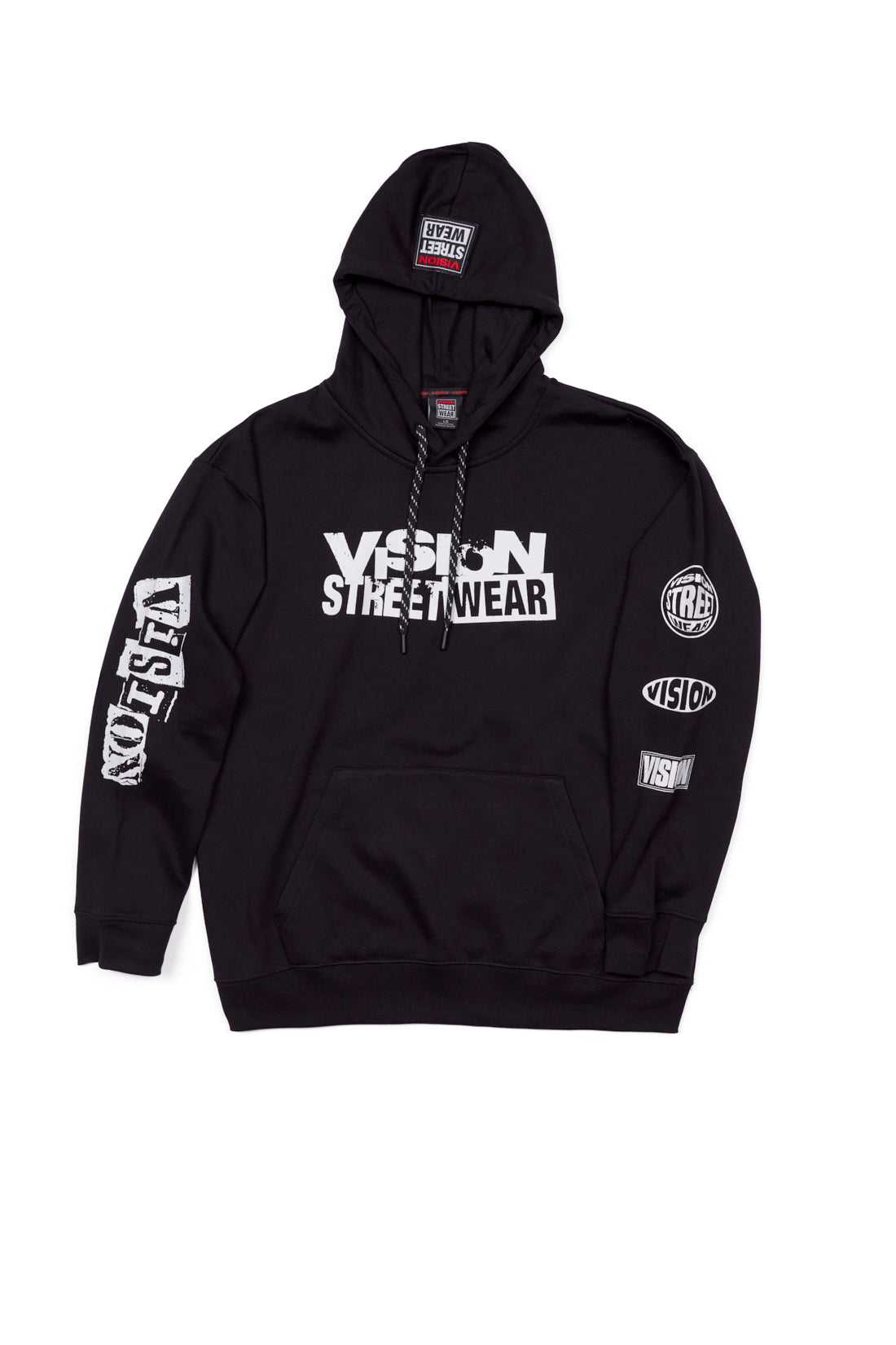 Vision Street Wear Team Logo Hoodie Black