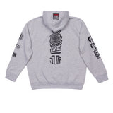 Vision Street Wear Team Logo Hoodie Heather Grey