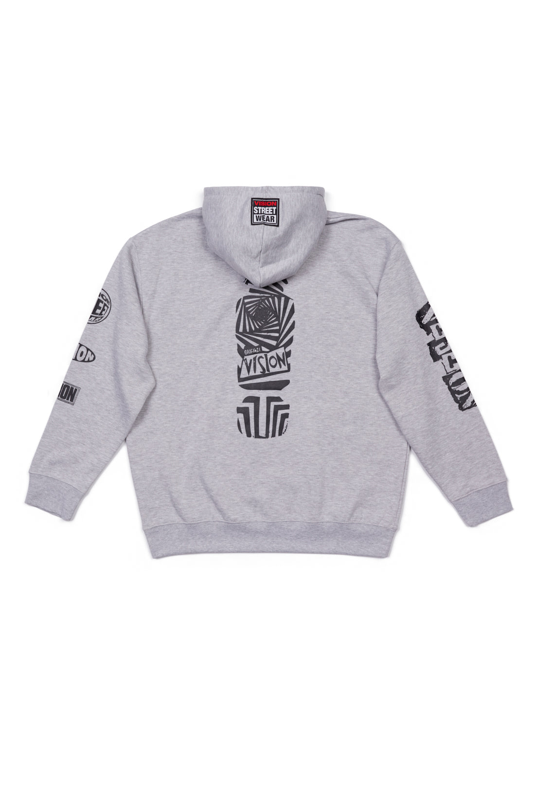 Vision Street Wear Team Logo Hoodie Heather Grey