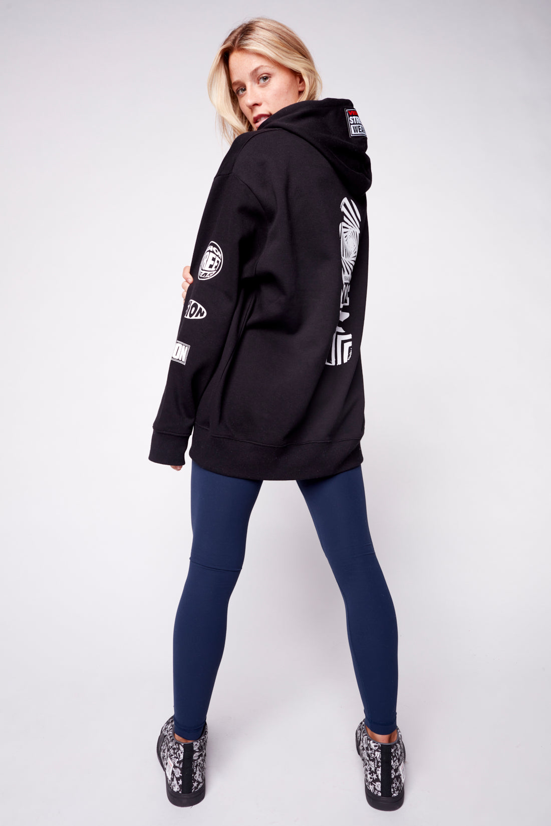 Vision Street Wear Team Logo Hoodie Black