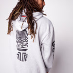 Vision Street Wear Team Logo Hoodie Heather Grey