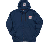 Vision Street Wear Small Logo Print Hoodie Navy