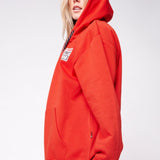 Vision Street Wear Small Logo Print Hoodie Red