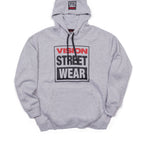 Vision Street Wear Iconic Logo Hoodie Heather Grey