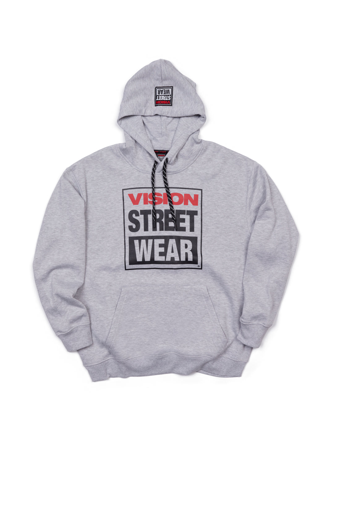 Vision Street Wear Iconic Logo Hoodie Heather Grey