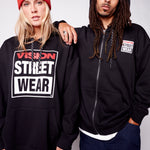 Vision Street Wear Iconic Logo Hoodie Black