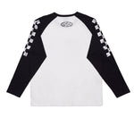 Vision Street Wear Checker Print Sleeve Logo T-Shirt Ivory & Black