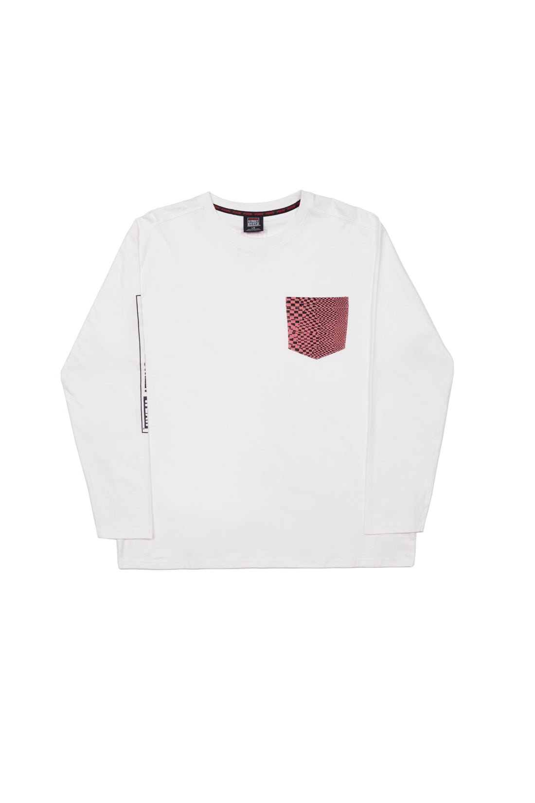 Vision Street Wear AOP Patch Pocket T-Shirt Ivory