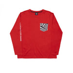 Vision Street Wear AOP Patch Pocket T-Shirt Red