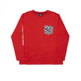 Vision Street Wear AOP Patch Pocket T-Shirt Red