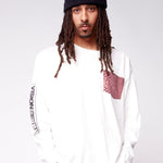 Vision Street Wear AOP Patch Pocket T-Shirt Ivory