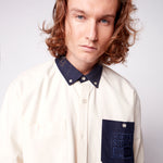 Vision Street Wear Relax Fit Shirt With Pocket Bone