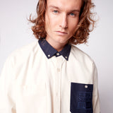 Vision Street Wear Relax Fit Shirt With Pocket Bone