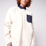 Vision Street Wear Relax Fit Shirt With Pocket Bone