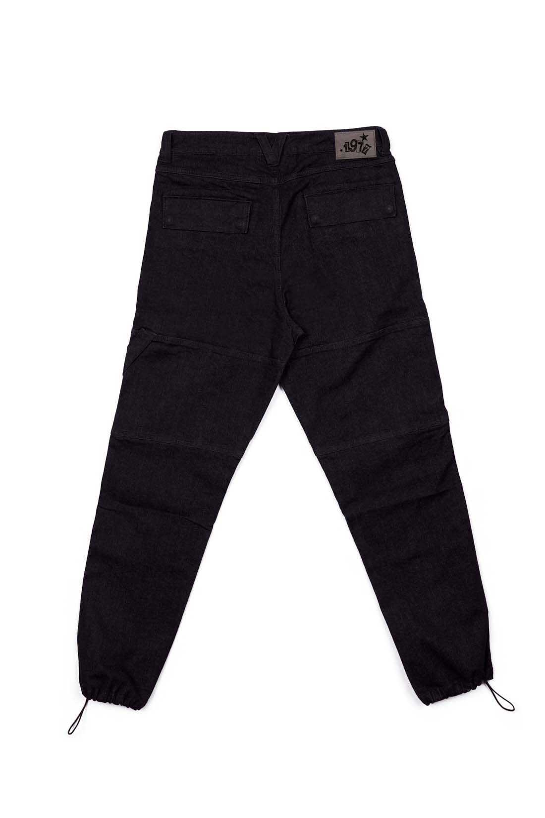 Vision Street Wear OLI Straight Leg Denim With Adjustable Bottom Hem Black