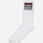 Vision Street Wear Skateboard Sports Socks Ivory