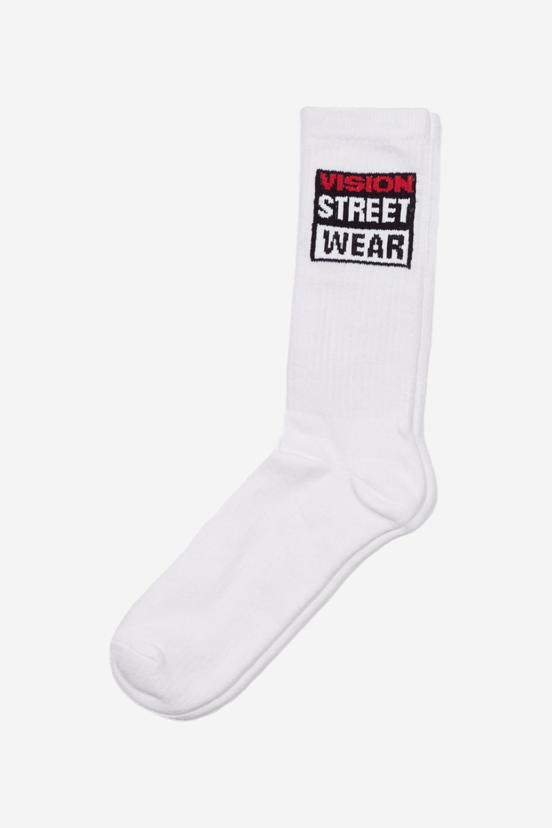 Vision Street Wear Skateboard Sports Socks Ivory